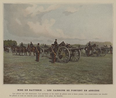 Setting Up the Battery, The Caissons Move Back by (after) French Photographer