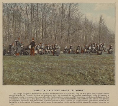 Waiting Position Before the Battle by (after) French Photographer