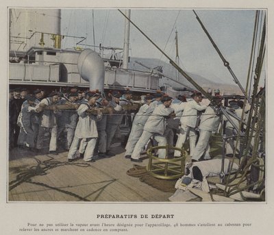 Departure Preparations by (after) French Photographer
