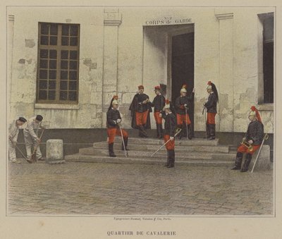 Cavalry Quarters by (after) French Photographer