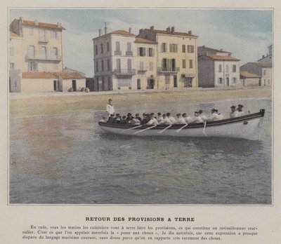Return of Provisions to Land by (after) French Photographer