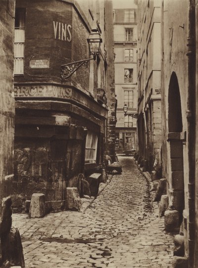 Rue Glatigny in 1865, taken from the quay side by (after) French Photographer