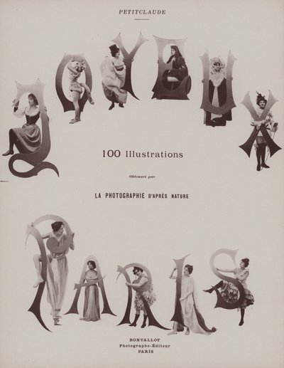 Title Page from Joyeux Paris by (after) French Photographer