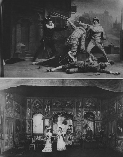 Two Scenes from Popular Successes by (after) French Photographer