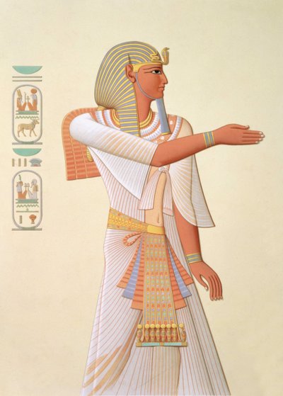 Portrait of Pharaoh Mienptah-Hotephimat by (after) French School