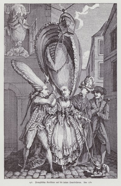 French cartoon lampooning women
