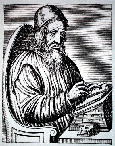 Portrait of Trimethius, copy of a French 18th century engraving reproduced in 
