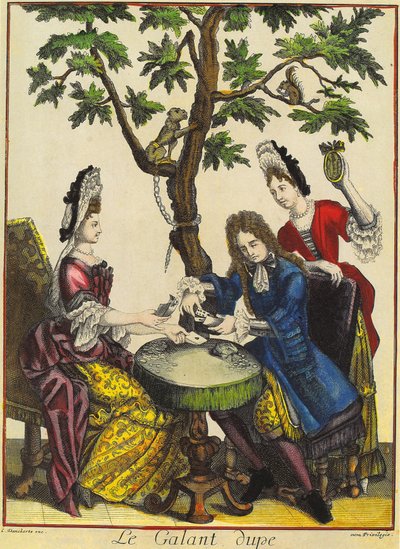 The Gallant Dupe, Engraved by Theodorus Danckerts by (after) French School