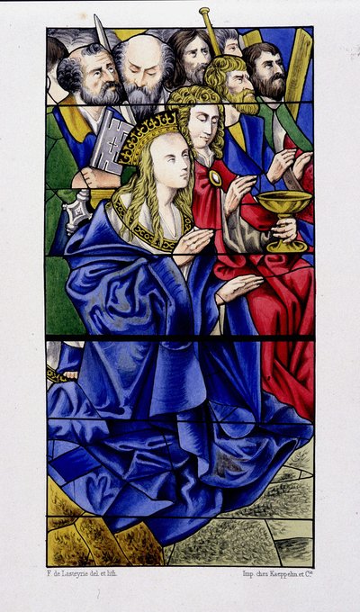 The Virgin Surrounded by the Apostles by (after) French School