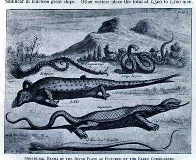 Aboriginal Fauna as pictured by the Early Chroniclers in 