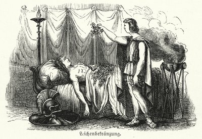 Ancient Greek funerary ritual by (after) German School