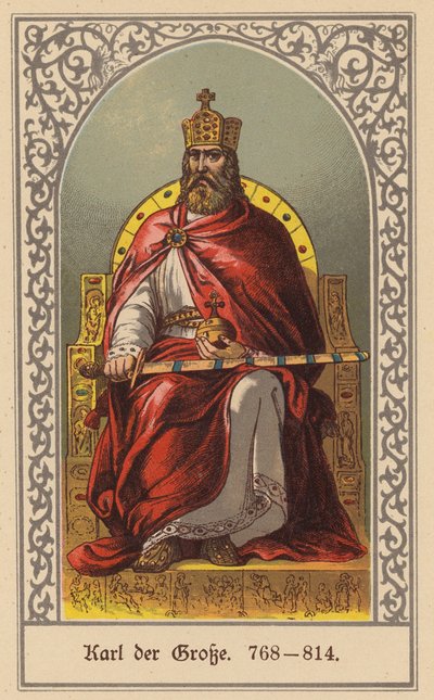 Charlemagne, King of the Franks and Holy Roman Emperor by (after) German School
