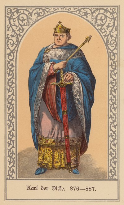 Charles the Fat, Holy Roman Emperor by (after) German School