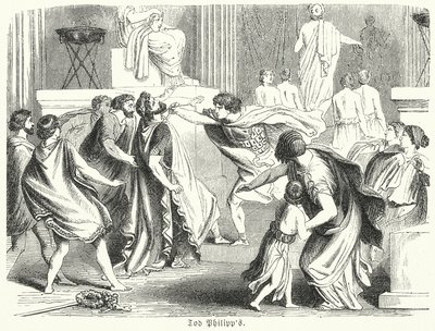 Death of Philip II of Macedon by (after) German School