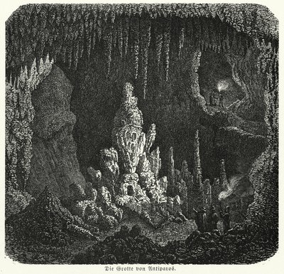 Grotto of Antiparos, Greece by (after) German School