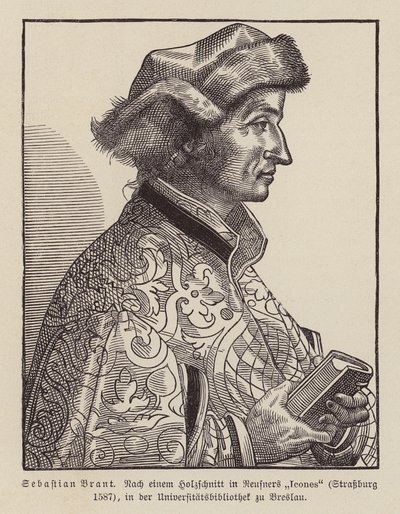 Sebastian Brant, German Renaissance Humanist and Satirist by (after) German School