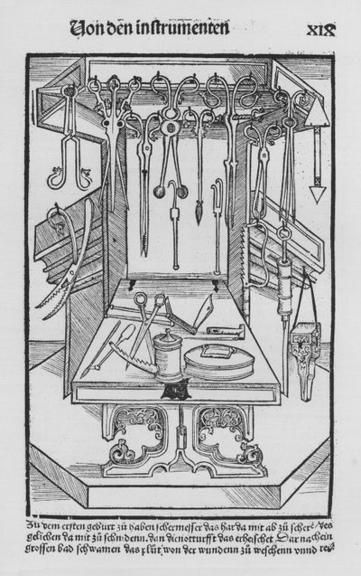The Book of Cirurgia by Hieronymus Brunschwig by (after) German School