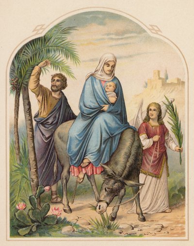 The Flight into Egypt by (after) German School