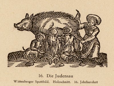 The Jewish Sow by (after) German School