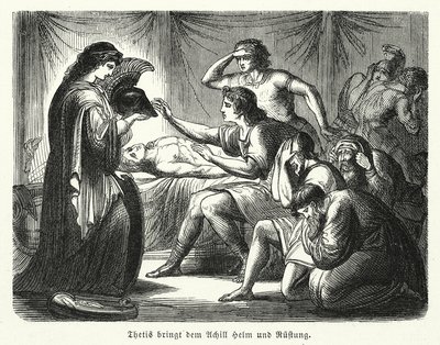 Thetis Bringing the Helmet and Armour of Achilles by (after) German School
