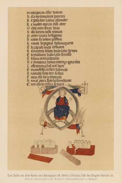 The Last Judgment of Jesus Christ by (after) Italian School