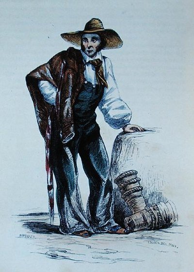 The Inhabitant of Roussillon, illustration from 