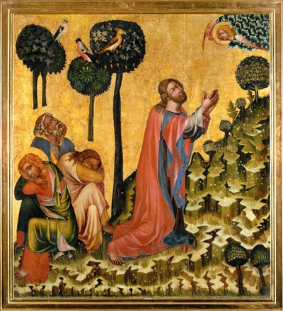 Jesus in the Olive Grove by (aka master of Hohenfurt) Master of Vyssi Brod