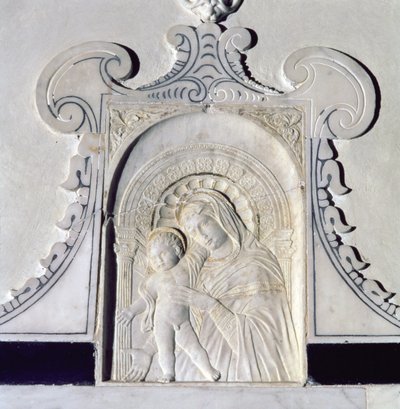 Bas-relief of a Madonna and Child by (attr. to) Donatello