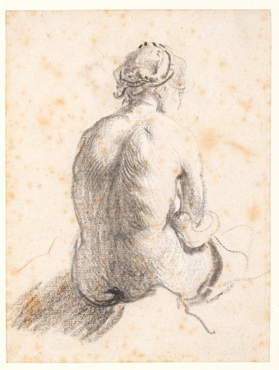 Study of a Female Nude by (attr. to) Rembrandt Harmensz. van Rijn