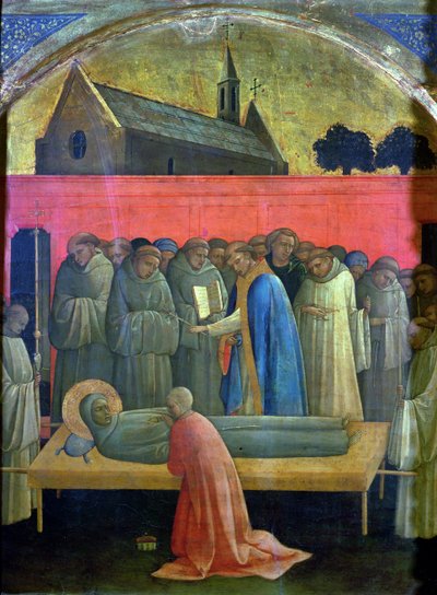 The Death of St. Francis by (c.1370 1425) Lorenzo Monaco