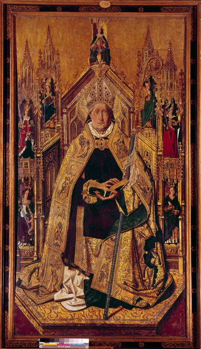 Saint Dominica de Silos on the Throne by Bermejo
