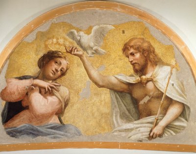 Coronation of the Virgin (circa 1521) by (c.1489 1534) Correggio