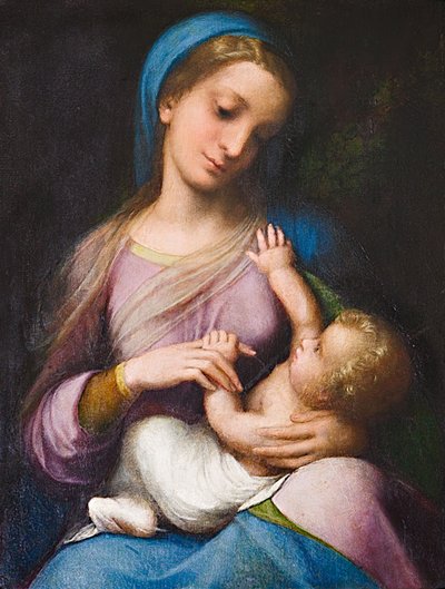 Madonna with Child or Madonna Campori by (c.1489 1534) Correggio