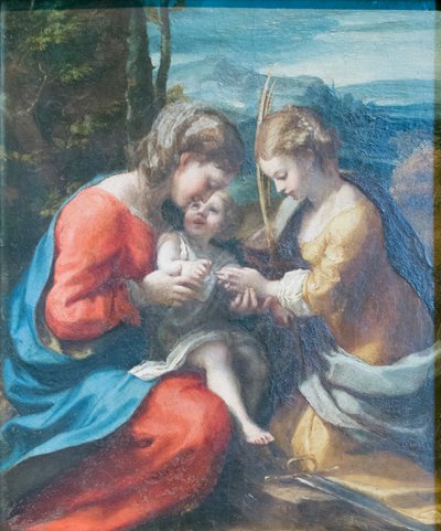 Mystical Marriage of Saint Catherine by (c.1489 1534) Correggio