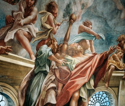 Apostle, detail from Assumption of Virgin by (c.1489 1534) Correggio