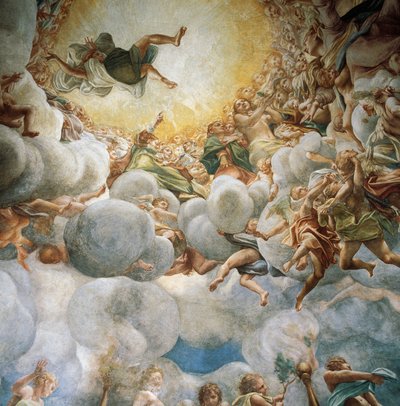 Eve and Mary Ascending (detail) by (c.1489 1534) Correggio