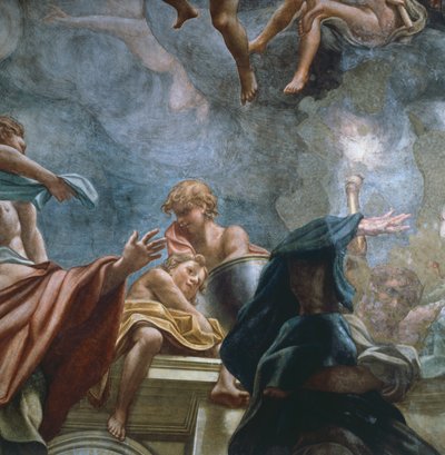 Figure of Apostle (detail) by (c.1489 1534) Correggio
