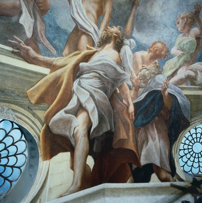 Figure of Apostle (detail) by (c.1489 1534) Correggio