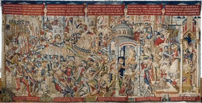 The Trojan War: The Destruction of Troy, c.1470 by (fl.1450 75) Master of Coetivy