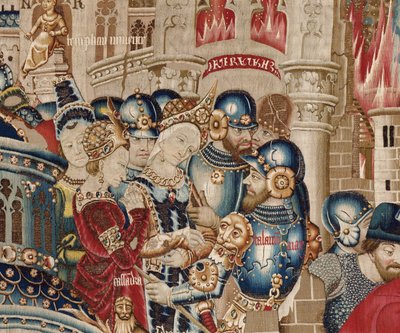 The Trojan War: The Destruction of Troy, c.1470 by (fl.1450 75) Master of Coetivy