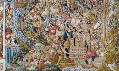 The Trojan War: The Rape of Helen, c.1470 by (fl.1450 75) Master of Coetivy