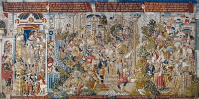 The Trojan War: The Rape of Helen, c.1470 by (fl.1450 75) Master of Coetivy