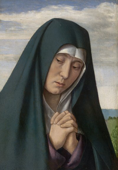 Fragment from Christ Carrying the Cross: Mourning Virgin by (fl.c.1483 c.1529) Master of Moulins