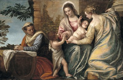 Madonna and Child with St. Elizabeth, the Infant St. John the Baptist and St. Justina by Paolo Veronese