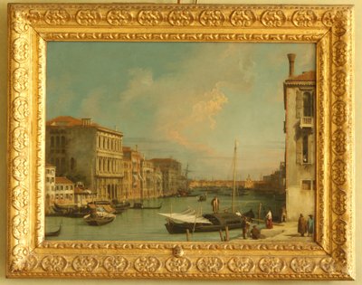 View on the Grand Canal, Venice, from Campo S. Vio by Giovanni Antonio Canal