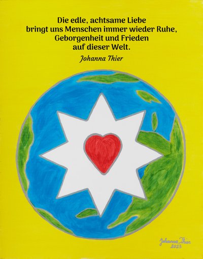 The Peace-Bringing Star of Noble, Mindful Love by Johanna Thier