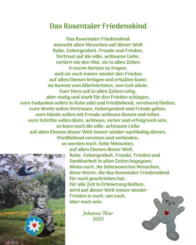 The Rosental Peace Child by Johanna Thier