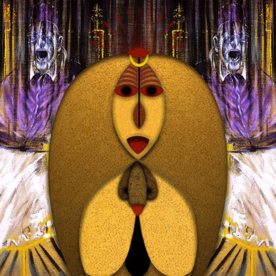 Damned Soul (III) - Homage to Francis Bacon by Alexander Eibach