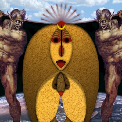Schwierige Überfahrt (aus der Serie Anima Dannata) by Alexander Eibach