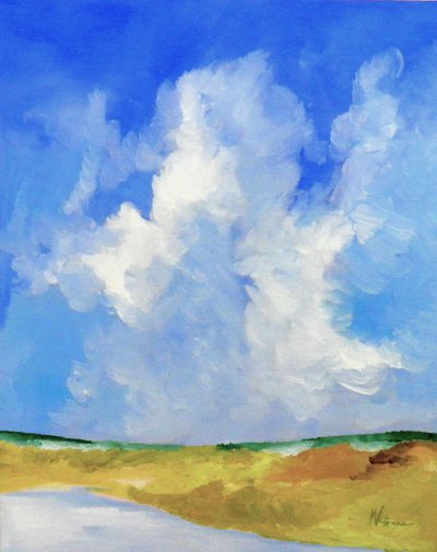 Clouds over Lake by M. Vet